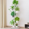 COZONY Tall Plant Stand, 6 Tier Potted Plant Shelf Indoor Outdoor Planter Display Unit - 2 of 4