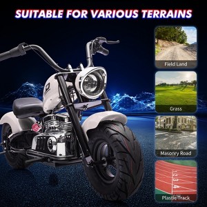 Kids Electric Off-Road Motorcycle,  36V 350W Ride On Electric Motorcycle with Training Wheels, Spring Suspension, Led, Music - 1 of 1