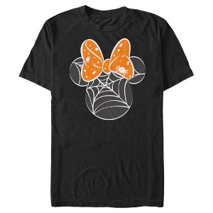 Men's Mickey & Friends Minnie Web Silhouette T-Shirt - 1 of 4