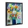 Stupell Industries Bright Sunflowers & Blooms Floating Frame Canvas Art - 2 of 4