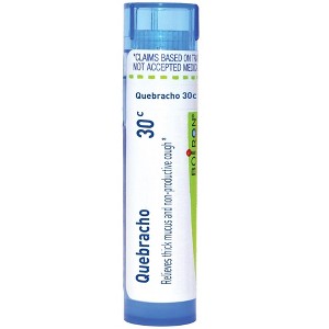 Quebracho 30C by Boiron Homeopathic Single Medicine For Cough, Cold & Flu  -  80 Pellet - 1 of 3