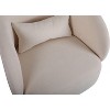 Okak Modern Accent Chair Swivel Chair with 360 Degrees Barrel Chair Cozy Soft Armchair Living Room Chair for Reading Room Bedroom - 4 of 4