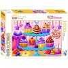 Brain Tree - Cake World 1000 Piece Puzzles for Adults-Jigsaw Puzzles-With 4 Puzzle Sorting Trays- Random Cut - 27.5"Lx19.5"W - 2 of 4