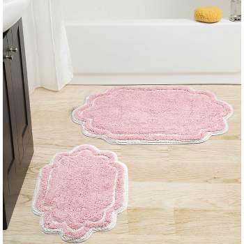 Allure Collection Cotton Tufted Set of 2 Bath Rug Set - Home Weavers