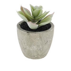 Unique Bargains Artificial Plants Plastic Pink 2.36"x2.36"x2.76" 1 Pcs - 1 of 4