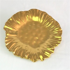 Jiallo Botanic Collection Titanium Porcelain Sunflower plate 12.25" - 1 of 1