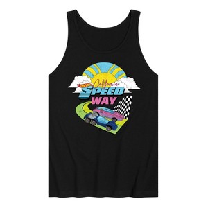 Men's - Hot Wheels - California Speedway 70S Graphic Tank Top - 1 of 3
