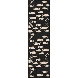 Courtyard CY6012 UV & Stain Resistant Non-Shedding Power Loomed Indoor/Outdoor Rugs - Safavieh - 1 of 4