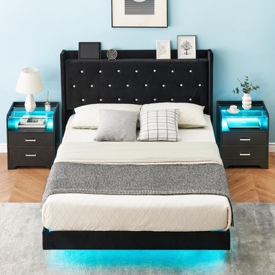 Floating Full /Queen Size Bed Frame