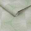 Nicole Miller Fluted Geo Sage Peel & Stick Wallpaper - 3 of 3