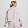 Champion Women's Long Sleeve Fleece 1/4 Snap Cropped Pullover - 2 of 4