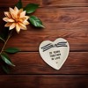 Pavilion Gift Company - 25th Anniversary - 4.5" x 4.5" Heart-Shaped Keepsake Dish - Decorative Trays and Platters - 3 of 4