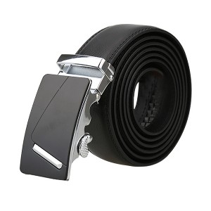INSPIRE CHIC Men's Automatic Alloy Buckle Holeless Belt - 1 of 4