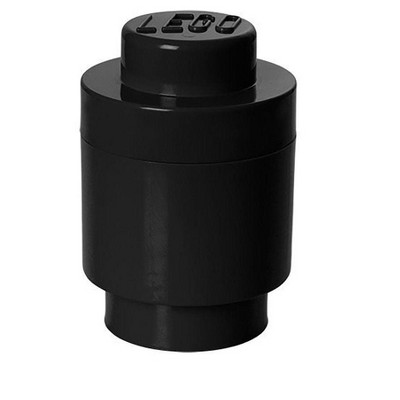 Room Copenhagen LEGO Round Storage Brick 1, Black