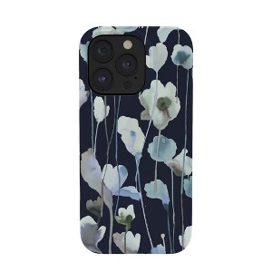 Ninola Design Watery Abstract Flowers NavySnap iPhone Case - Society6 - 1 of 1
