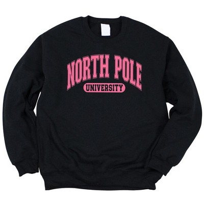 Simply Sage Market Women's Graphic Sweatshirt Pink North Pole University