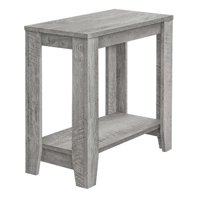 Monarch Specialties Accent Table Side End Nightstand Lamp Storage Living Room Bedroom Laminate Walnut Transitional