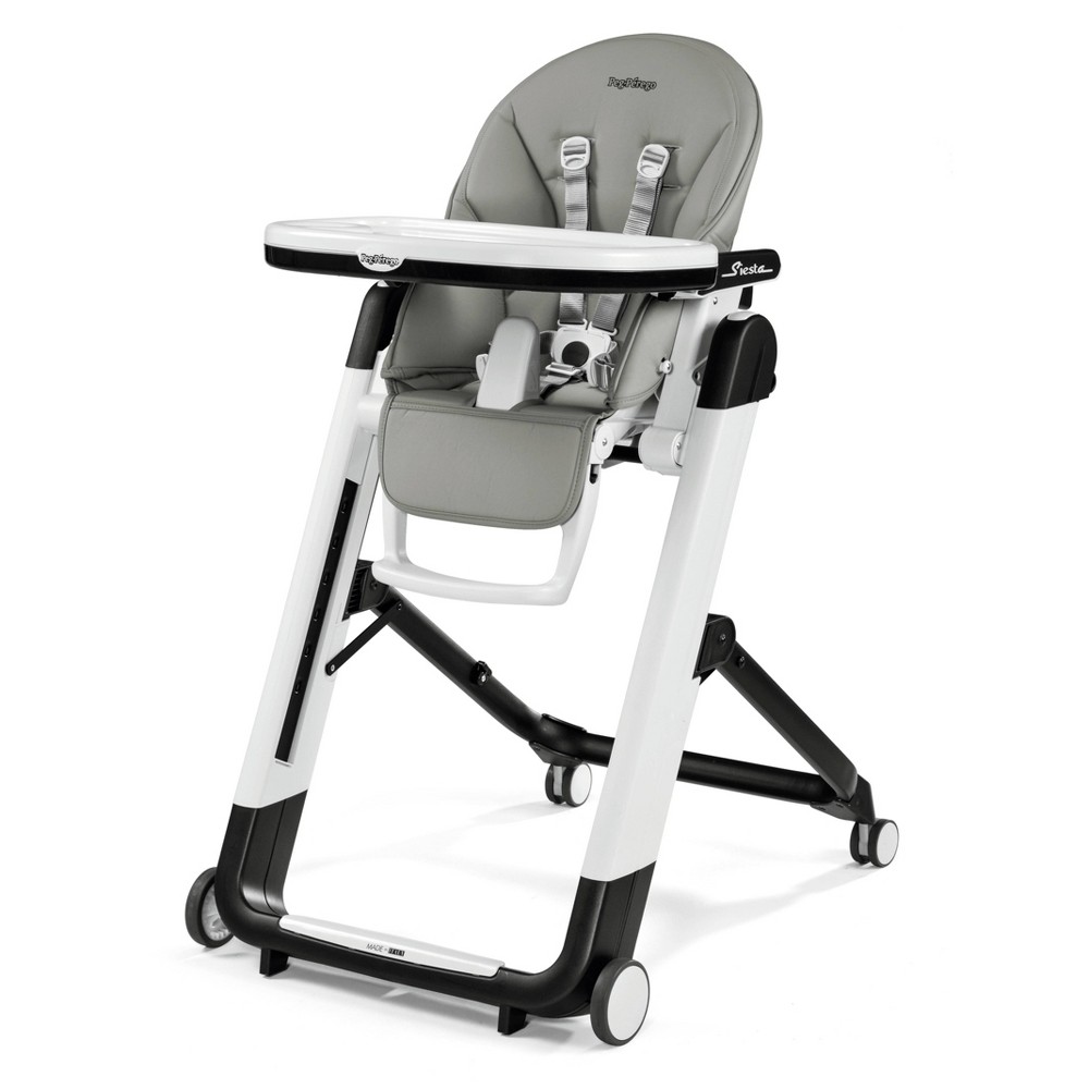 Peg Perego Siesta Multi-Functional Compact Folding High Chair - Ice -  88482334