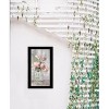 HomeRoots Cottage Peach Roses Black Framed Print Wall Art - 4 of 4