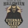 Rerun Island Women Halloween Eternal Sleep Shirt Dracula Short Sleeve Graphic Cotton Baby Tee - 2 of 4