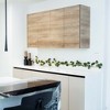 Nearly Natural 6.5-ft Lighted Artificial Eucalyptus Garland with 100 Warm White LED Lights - 2 of 4