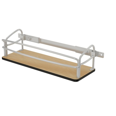 Rev-A-Shelf Steel Door/Wall Mount Standard Spice Rack Pantry Shelf Organizer for Kitchen Cabinet Adjustable Storage Organization, 54SR-14-1