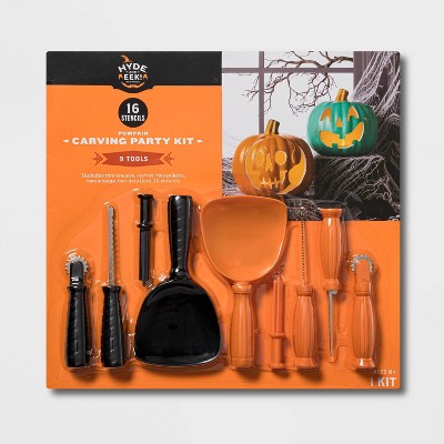 9 Tools 16 Patterns Halloween Pumpkin Carving Party Kit Hyde Eek Boutique Target