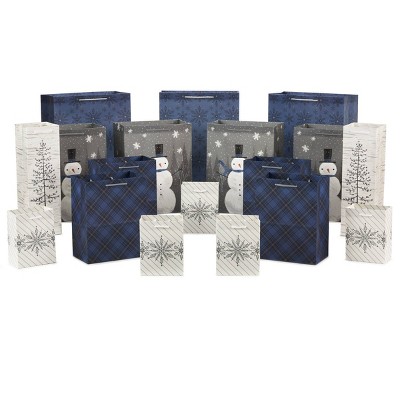 Hallmark Blue Ensemble Wrapping Paper Set