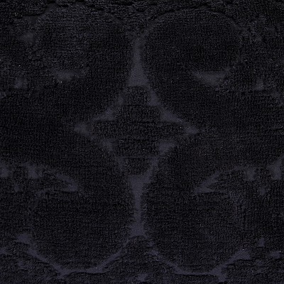 Queen Black Cotton Reversible Textured Bedspread Set