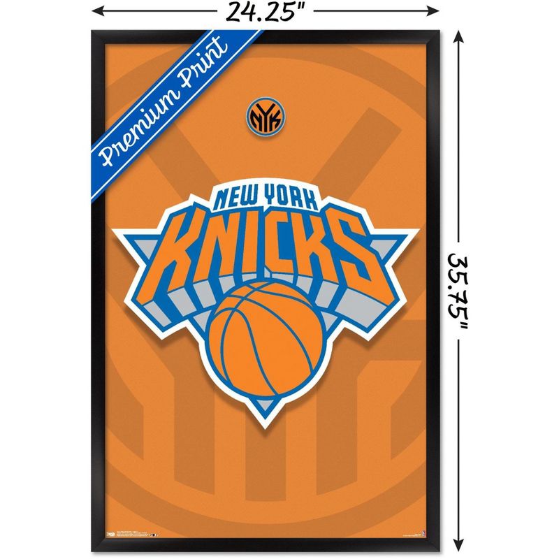 Trends International NBA New York Knicks - Logo 14 Framed Wall Poster Prints, 3 of 7