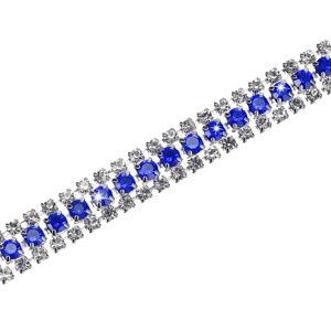 Unique Bargains Durable Rhinestone Chain Multipurpose Use Beaded Trim 1 Pc - 1 of 4