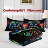 Gamer Dream Controller-Themed Comforter Set - Microfiber Bedding,1Comforter+2PillowCover,for Gaming Rooms,Deeply loved by children - 4 of 4