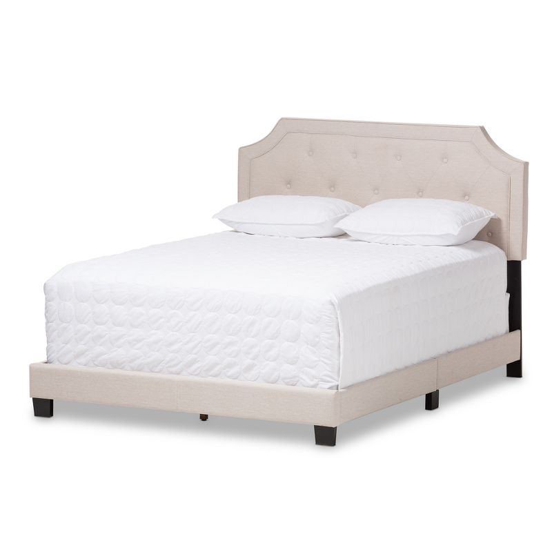 Willis Modern and Contemporary Fabric Upholstered Bed - Baxton Studio, 1 of 10