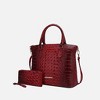 MKF Collection Liora Women's Croc Embossed Tote & Wallet Set Functional by Mia K - 2 of 4