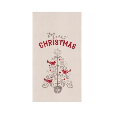 C&F Home Merry Christmas Tree Flour Sack Kitchen Towel