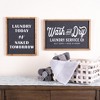Wood Laundry Sentiment Sign 18.25"L - 2 of 2