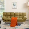 Racxily Multifuctional Sofa Bed, Foldable 2-Seater Sofa, Corduroy Fabric, Suitable for Living Rooms & Apartments - 3 of 4