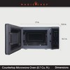 Magic Chef 0.9 Cubic Feet Stainless Countertop Microwave Oven - 2 of 4