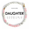 ETHIC GOODS Girl's 4mm Morse Code Bracelet MINI [DAUGHTER] - 2 of 4