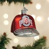 Old World Christmas Glass Blown Christmas Ornament, Ohio State Baseball Cap (With OWC Gift Box) - 2 of 3