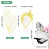 Unique Bargains Waterproof Durable Vibrant Colors Floral Wrapping Paper 1 Pc - 3 of 4