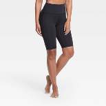 Women's Contour Curvy High-Rise Shorts 11" - All in Motion™ Black
