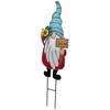 Northlight Welcome Gnome Outdoor Garden Stake - 22" - Red - 3 of 4