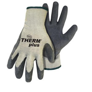 Boss Therm Plus Men's Indoor/Outdoor String Knit Work Gloves Gray/White L 1 pair - 1 of 1