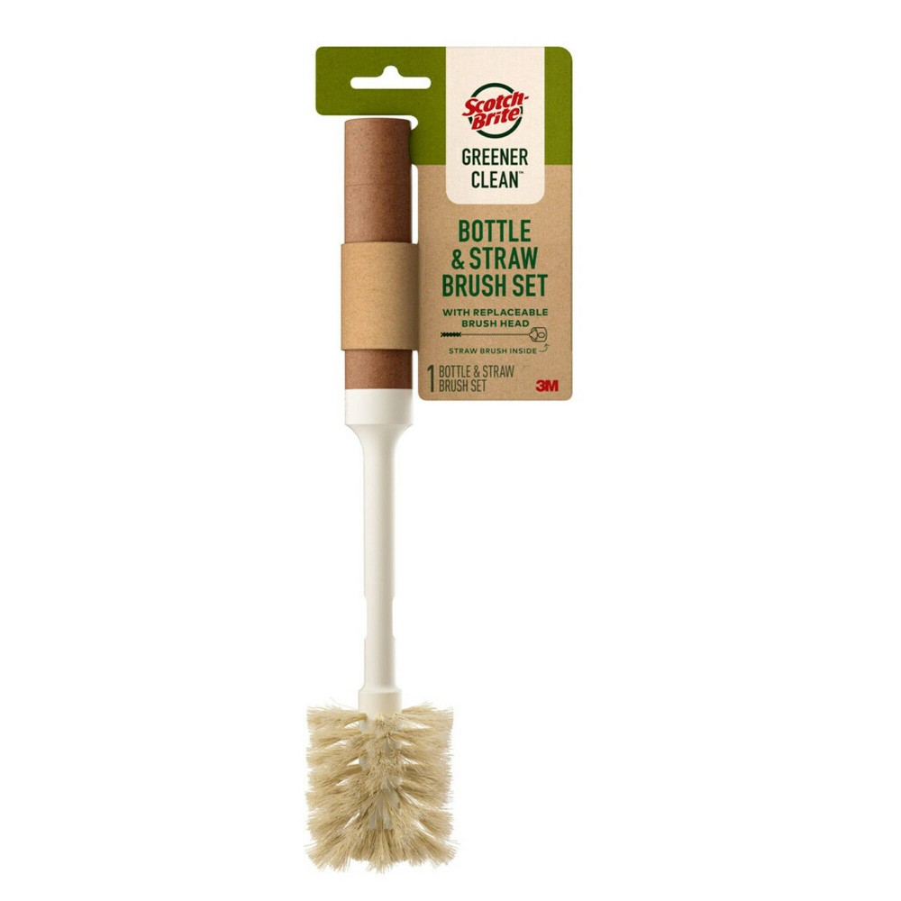 Photos - Garden & Outdoor Decoration Scotch-Brite Greener Clean Bottle & Straw Brush