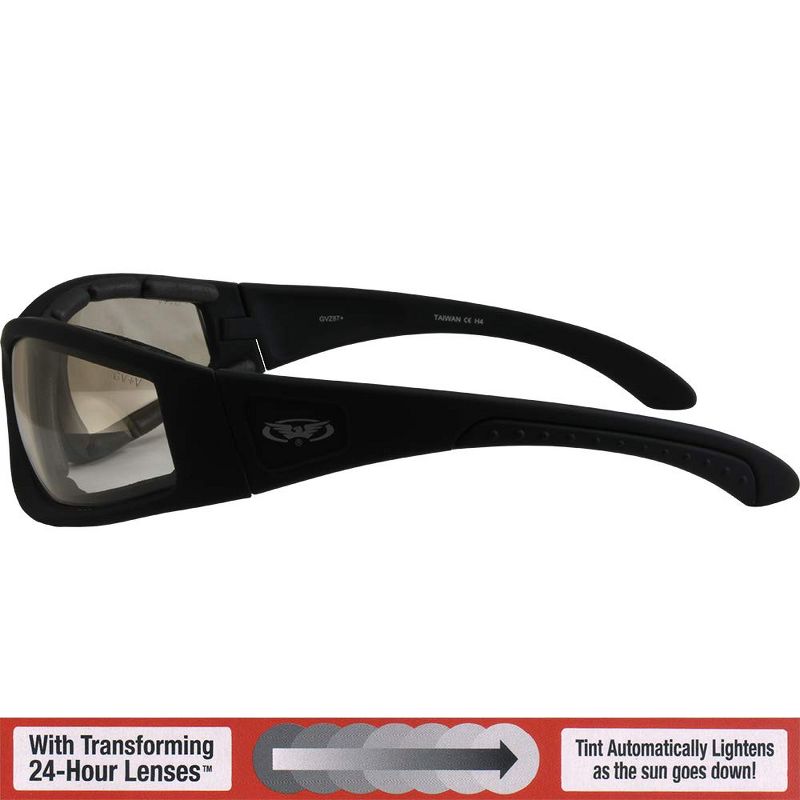Global Vision Triumphant 24 Safety Motorcycle Glasses with Clear Lenses, 3 of 5