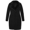 Avenue Women's Plus Size Teddy Faux Fur Jacket - 3 of 4