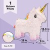 Blue Panda Unicorn Pinata for Girls Birthday Party - Unicorn, Rainbow Theme Birthday Party Supplies (Pink, Small, 13x15.5x5 in) - 3 of 4