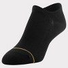 All Pro by Gold Toe Women's Ultra Invisible 10pk No Show Socks - Black/White/Gray 4-10: Moisture Wicking, Arch Support - 2 of 3