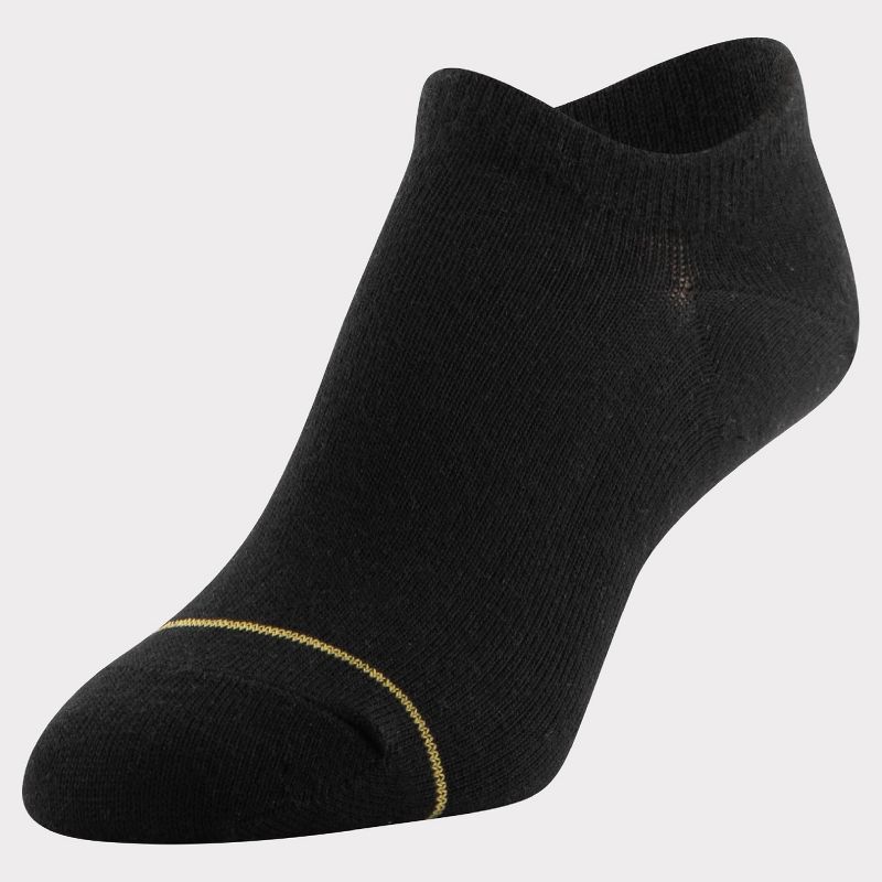 All Pro by Gold Toe Women&#39;s Ultra Invisible 10pk No Show Socks - Black/White/Gray 4-10, 2 of 6